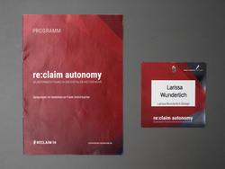 re:claim autonomy!